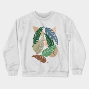 Shell Ginger Leaves Crewneck Sweatshirt